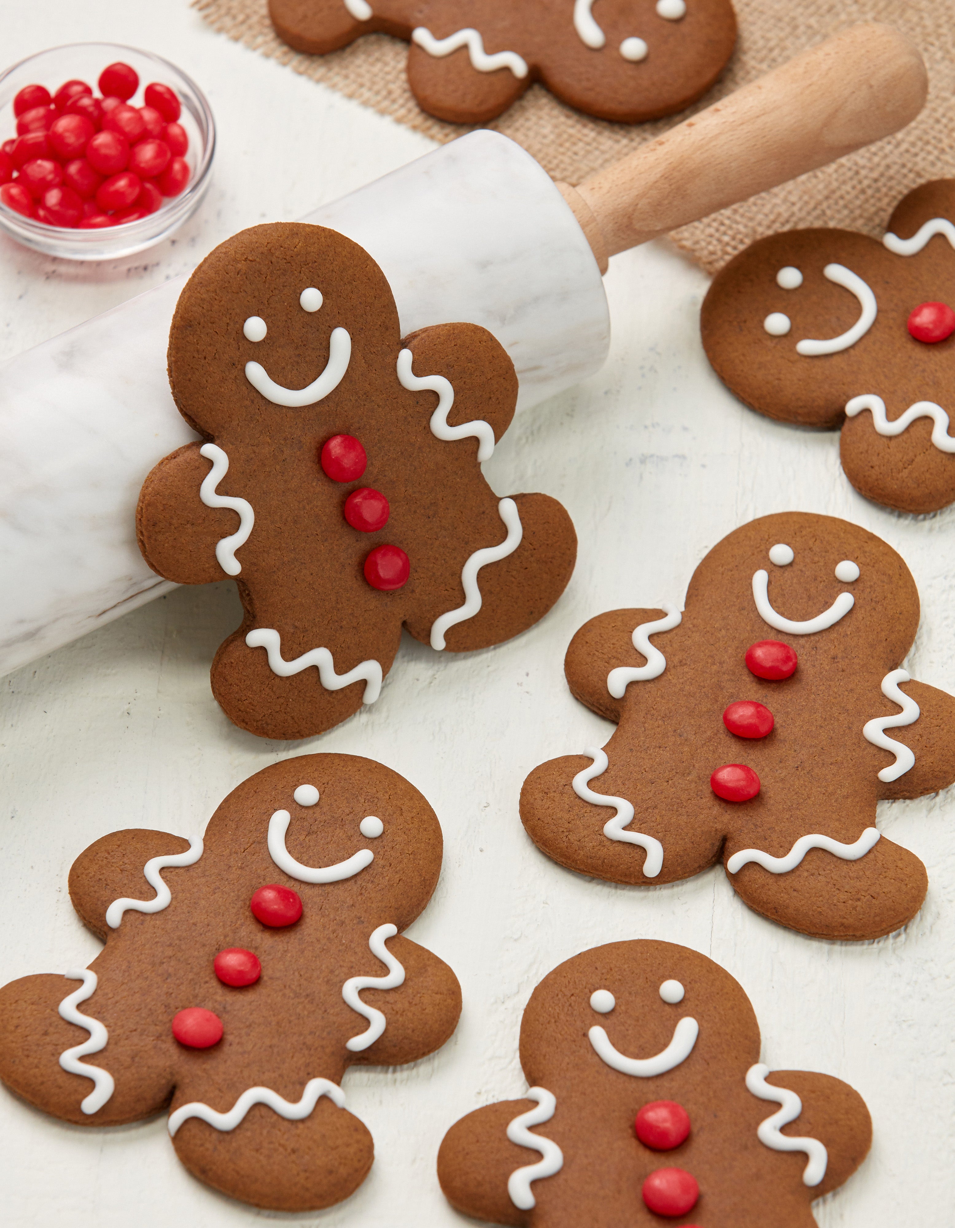 Christmas Gingerbread Man Can Glass Cup, Gingerbread Man Iced