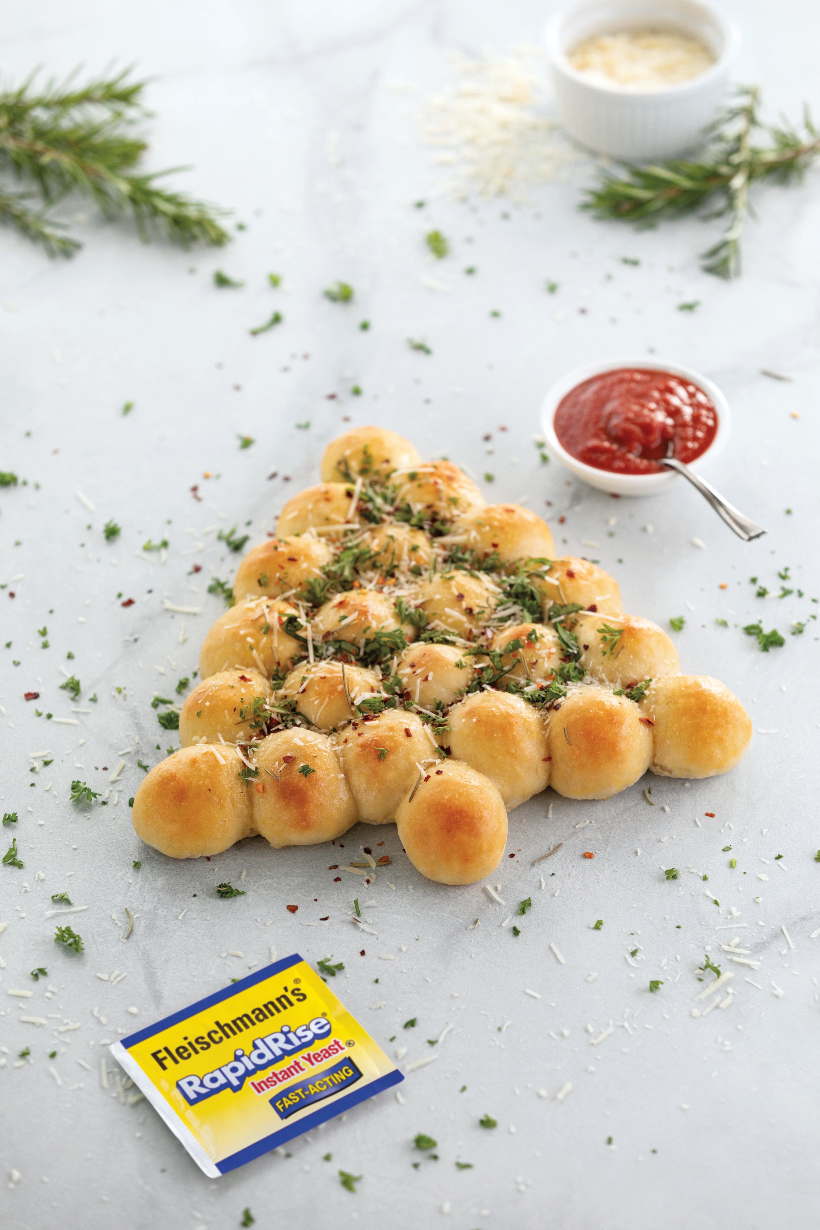 Pull-apart Tree Pizza – Rosanna Pansino