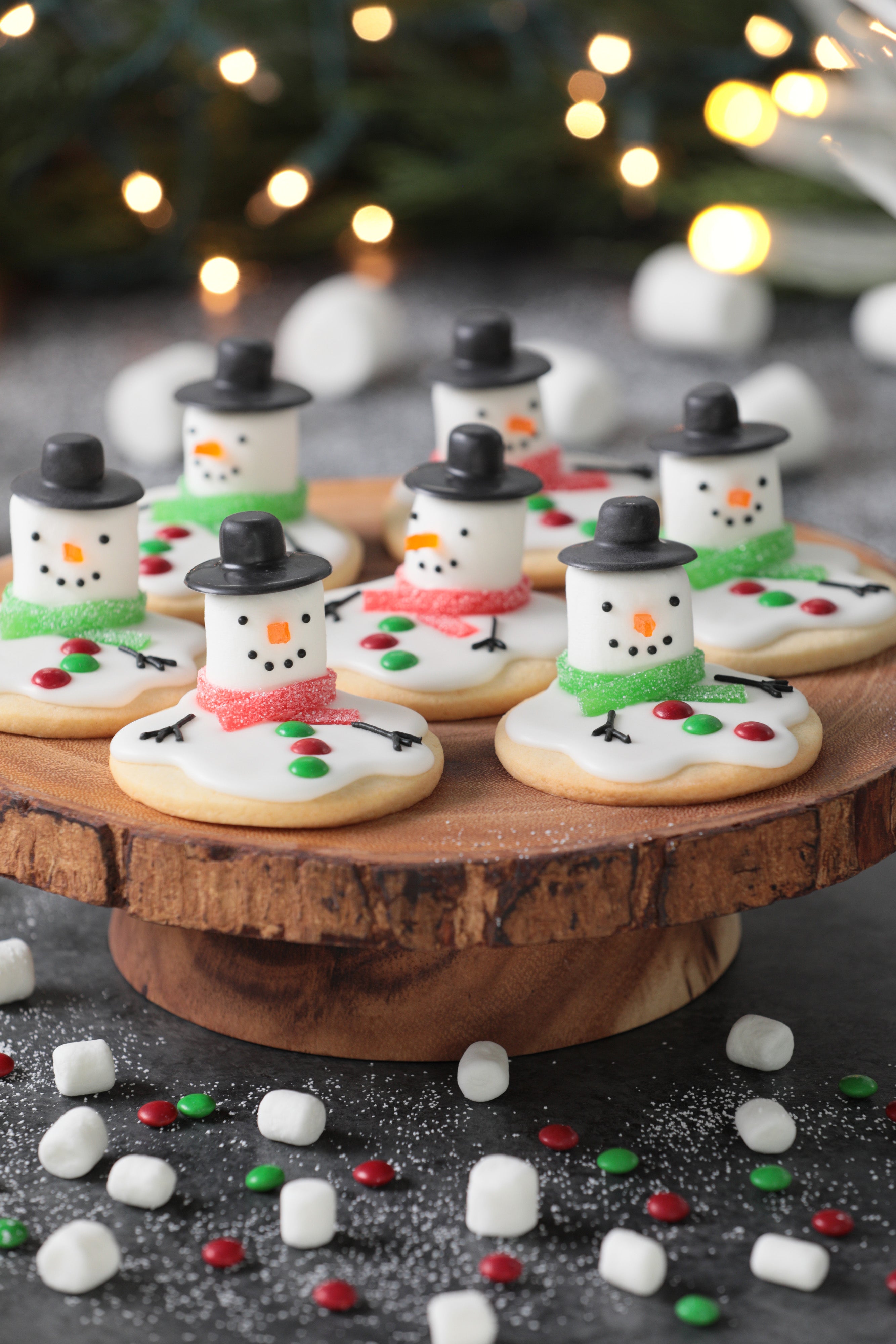 Melted Snowman Cookies – Rosanna Pansino