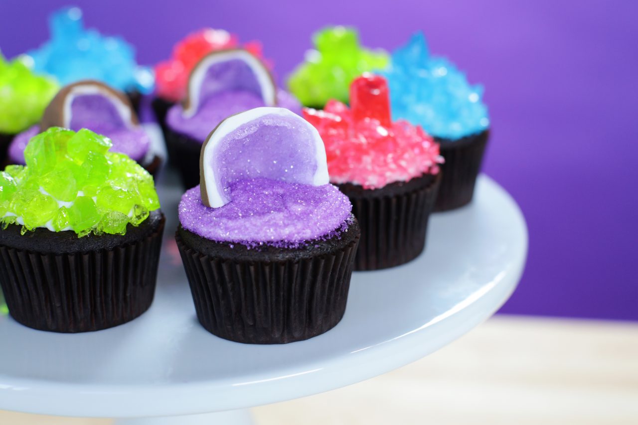 Geode Candy Cupcakes | Nerdy Nummies | Rosanna Pansino