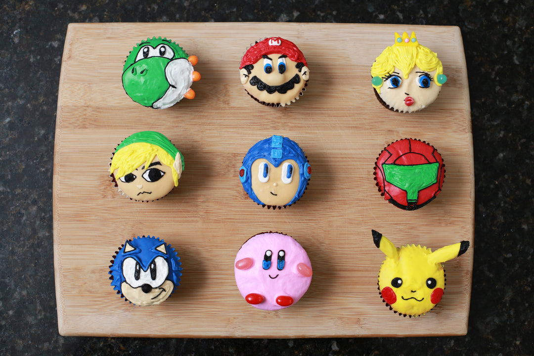 Super Smash Bros Cupcakes