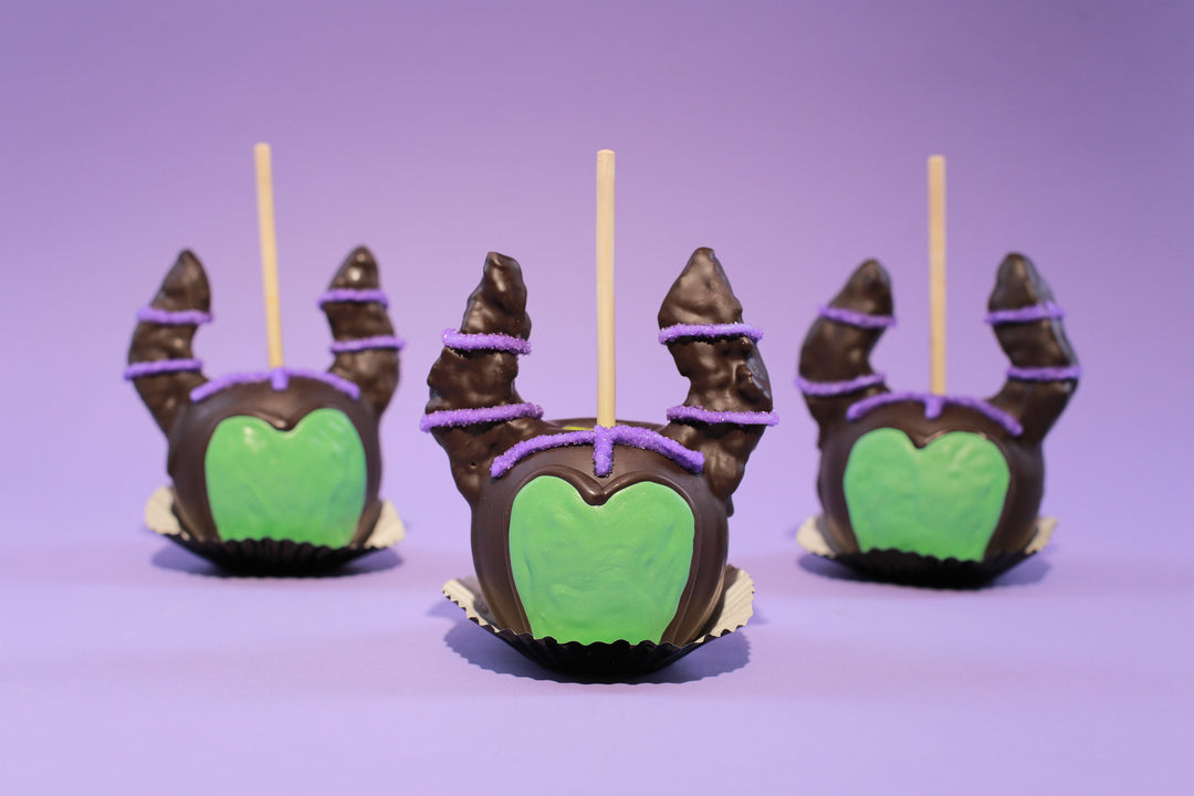 Maleficent Candy Apples