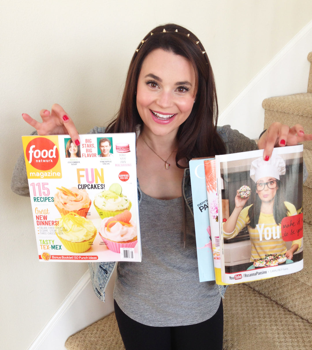 Rosanna Pansino Featured in "Food Network Magazine"