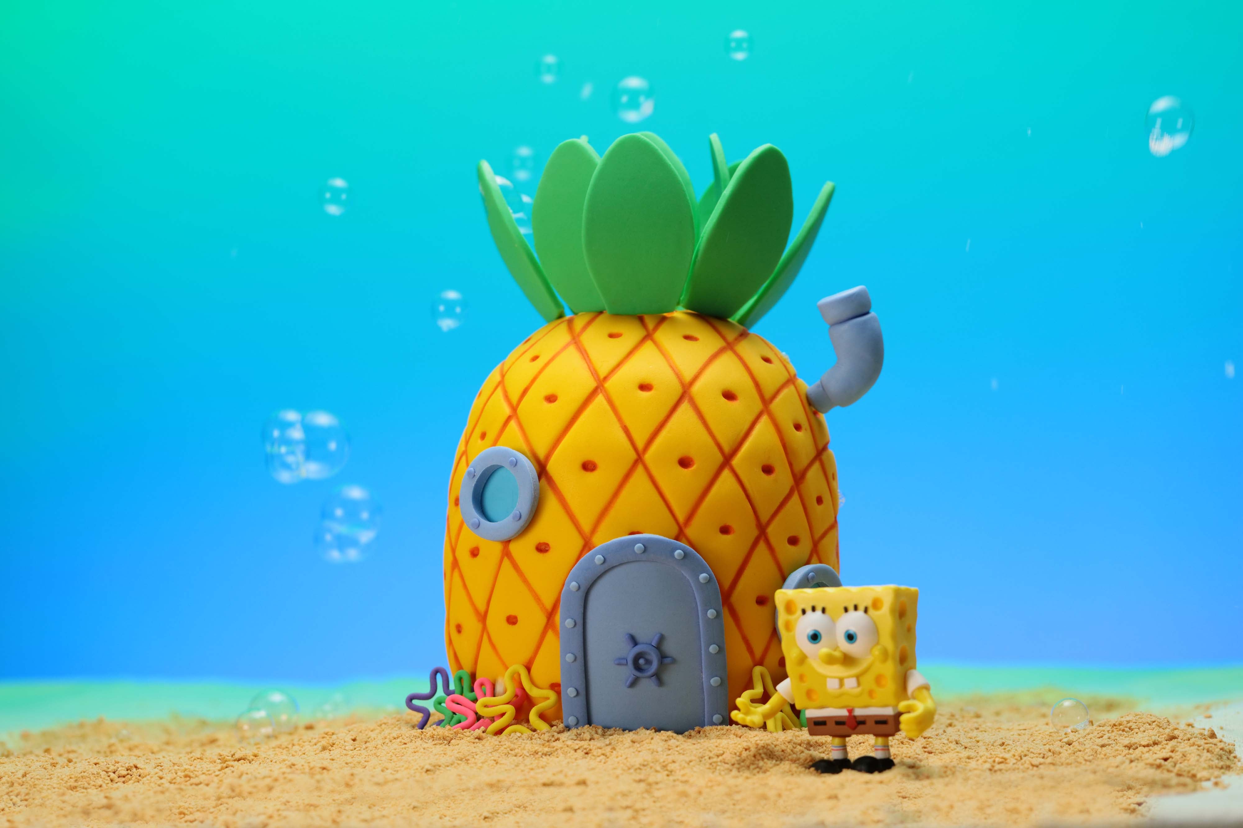 real life spongebob house inside