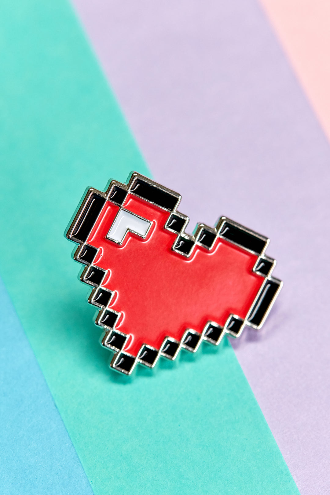 8-Bit Heart Pin