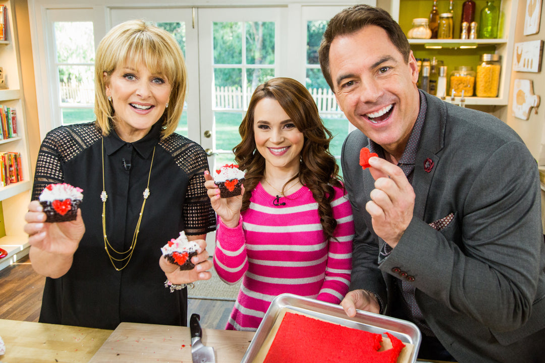 Rosanna Pansino Makes Valentine's Day Cupcakes on "Home & Family"