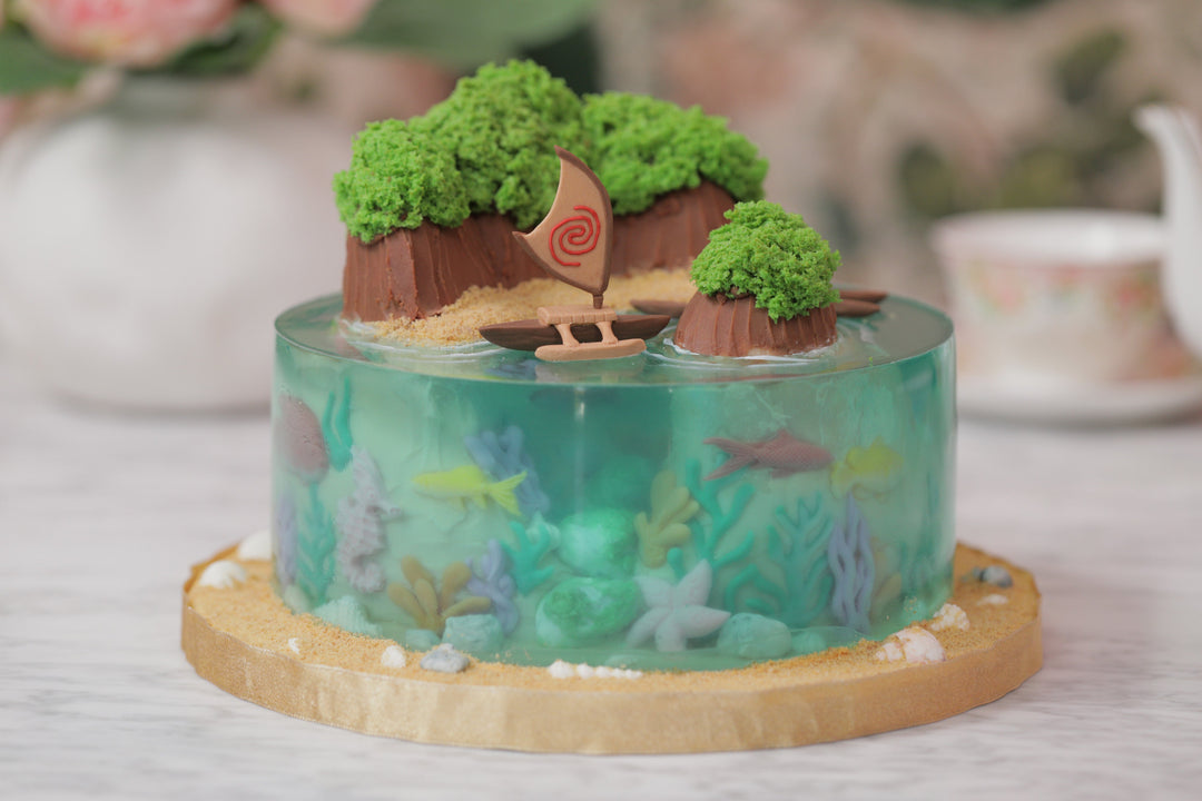 Moana Island Jelly Cake