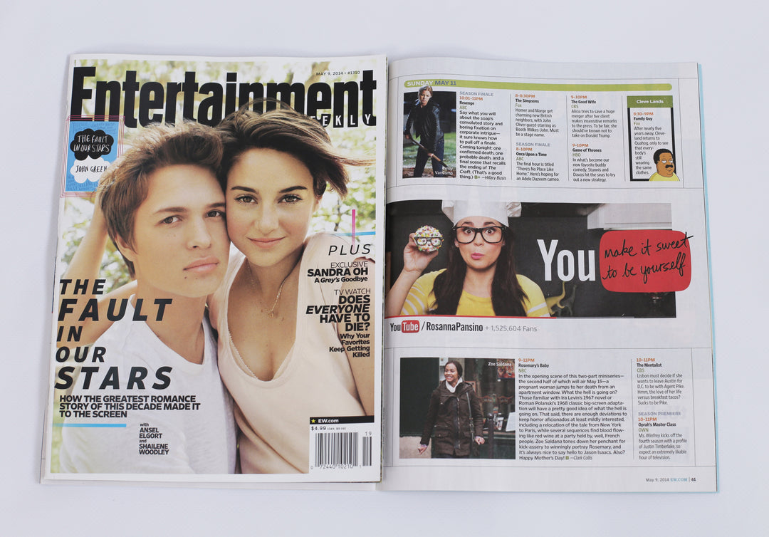 Rosanna Pansino Appears in "Entertainment Weekly"