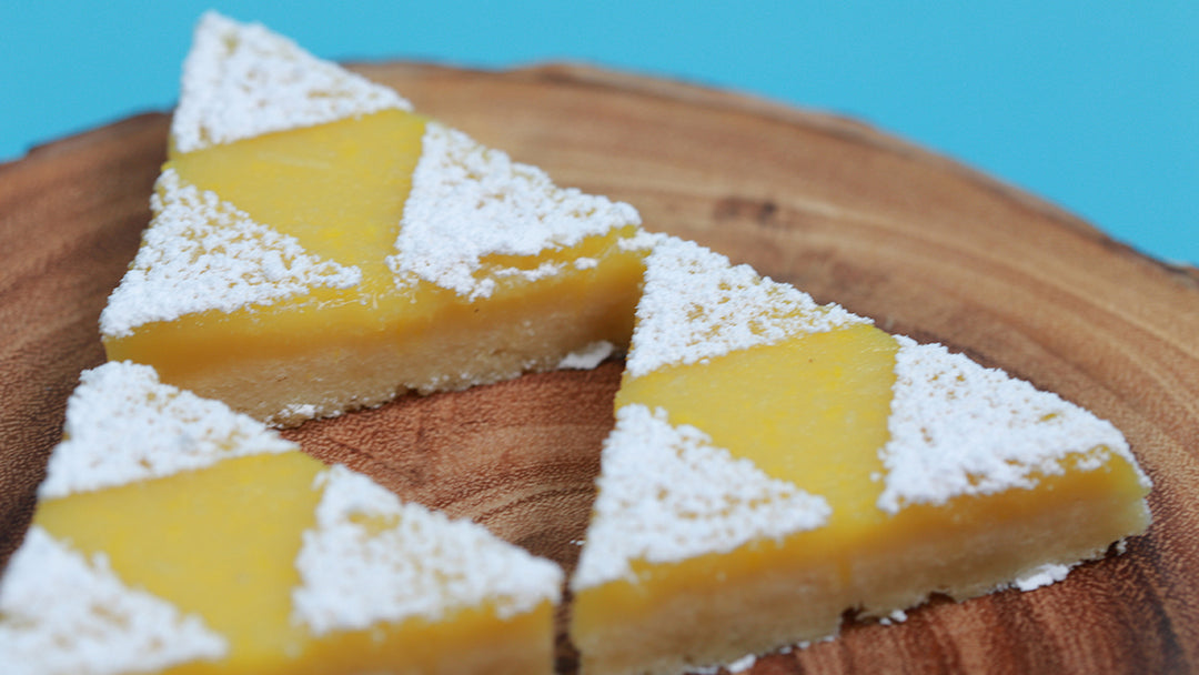 Zelda Triforce Lemon Bars