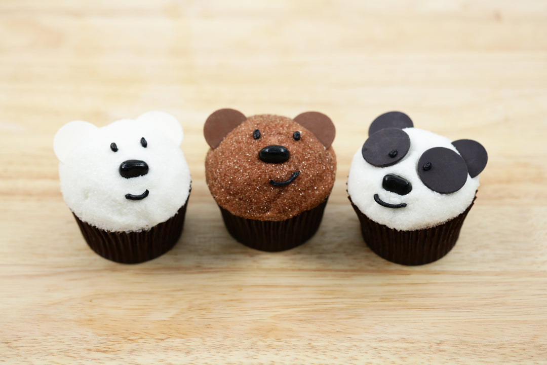 We Bare Bears Cupcakes