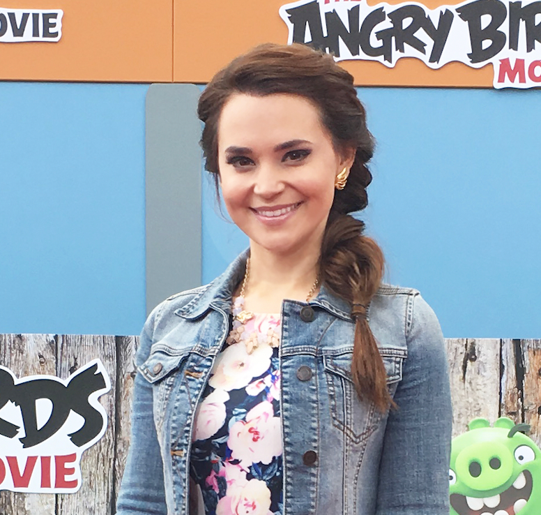 Rosanna Pansino Attends the Premiere of "The Angry Birds Movie"