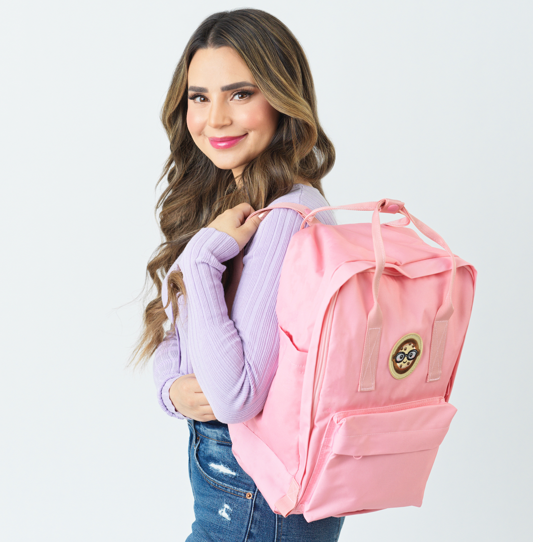 Rosanna Pansino Donates 1,000 Backpacks and 750 Pencil Cases to the Long Beach Rescue Mission