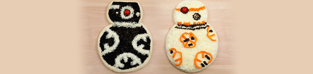 BB-8 and BB-9E Pizza