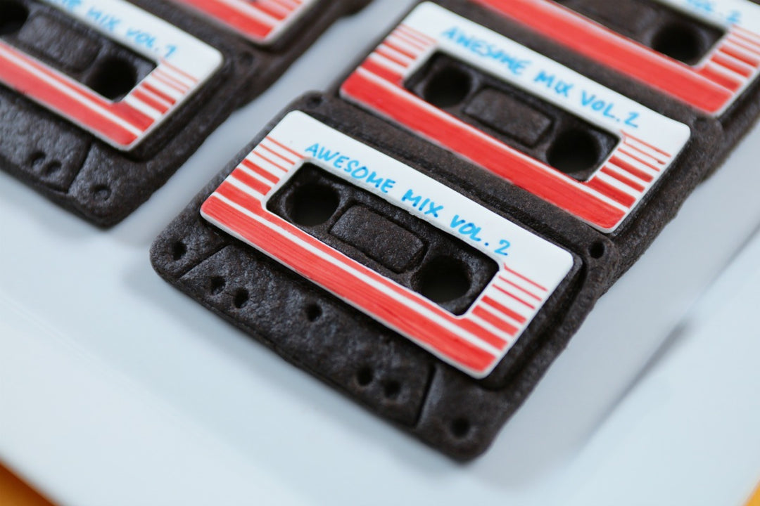Guardians of the Galaxy Cassette Cookies