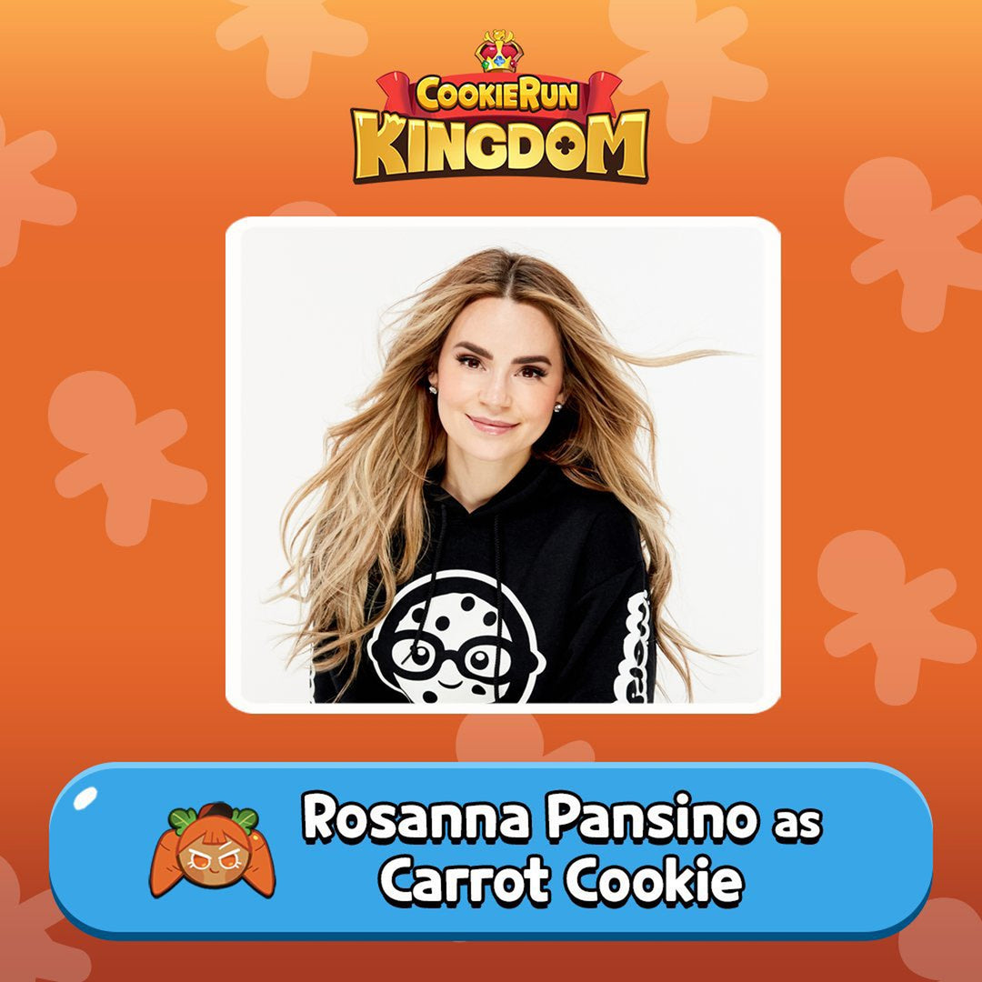 Rosanna Pansino to Voice "Cookie Run: Kingdom" Character Carrot Cookie